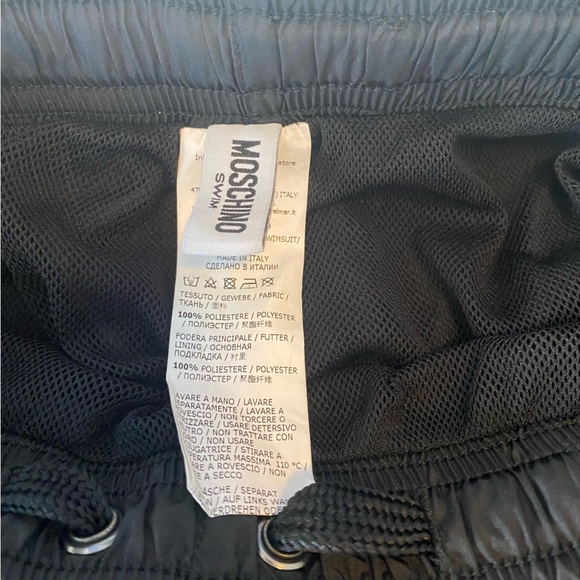 Men’s Moschino swimming trunks